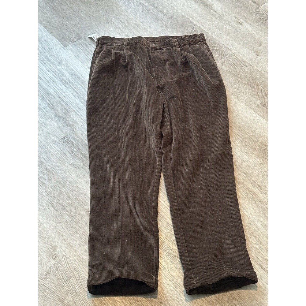 Men's Jos.A.Bank Colorfast Corduroy Brown Pants 40x32‎  NWT